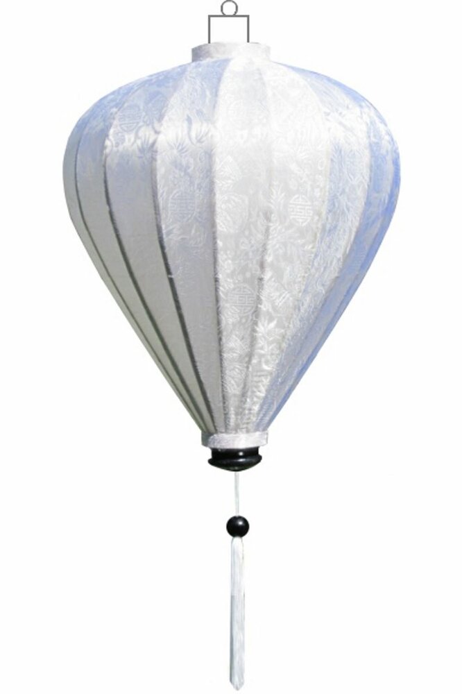Witte lampion ballon 45