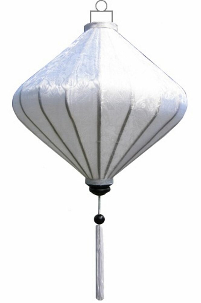 Witte lampion diamant 45