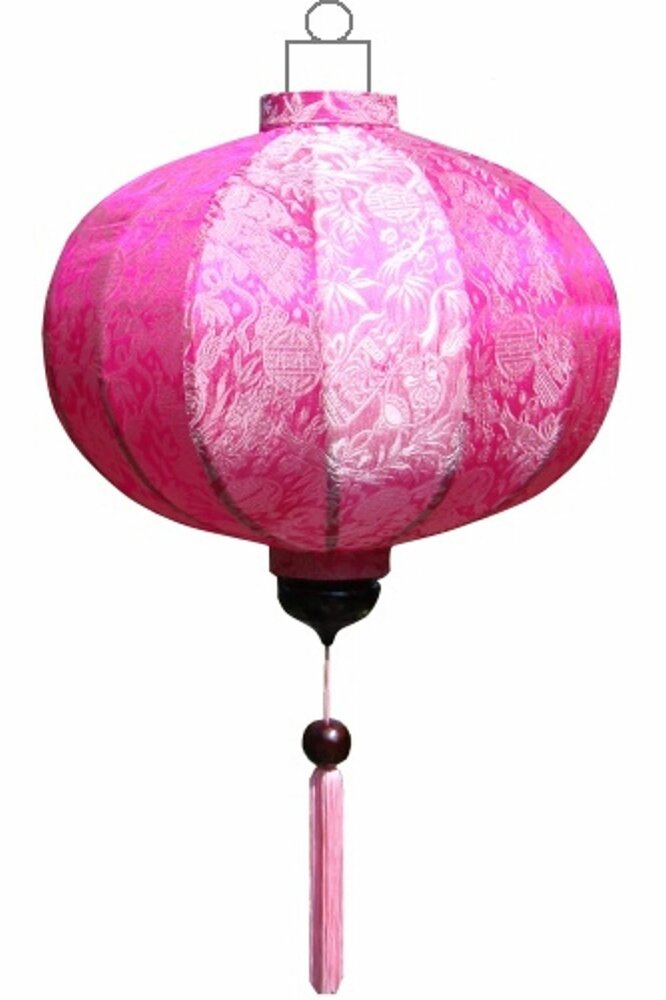 Roze lampion globe 45