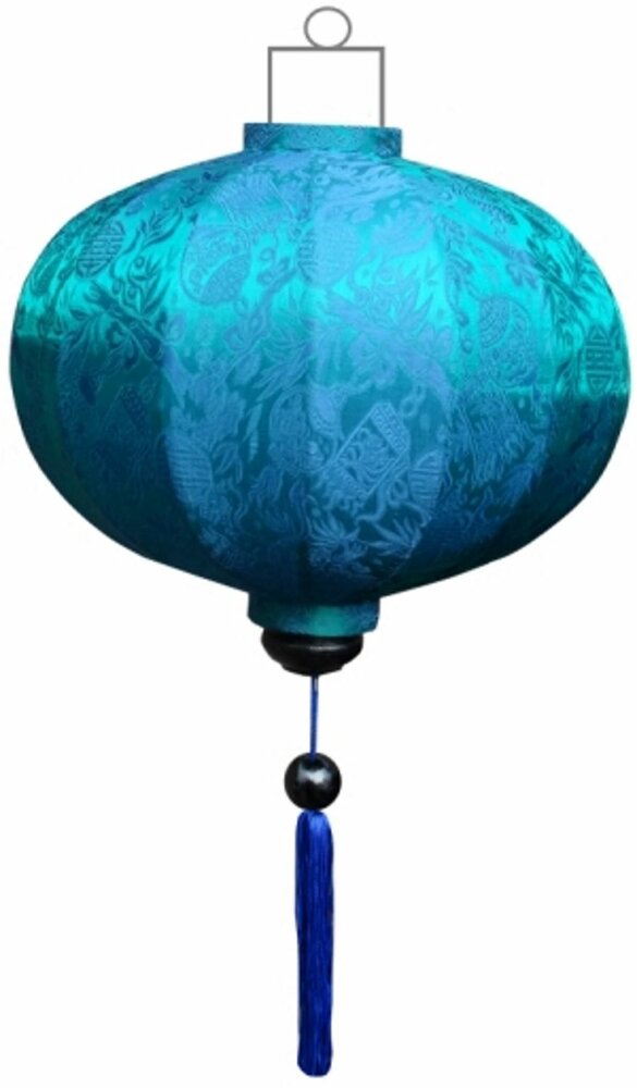 Turquoise lampion globe 45