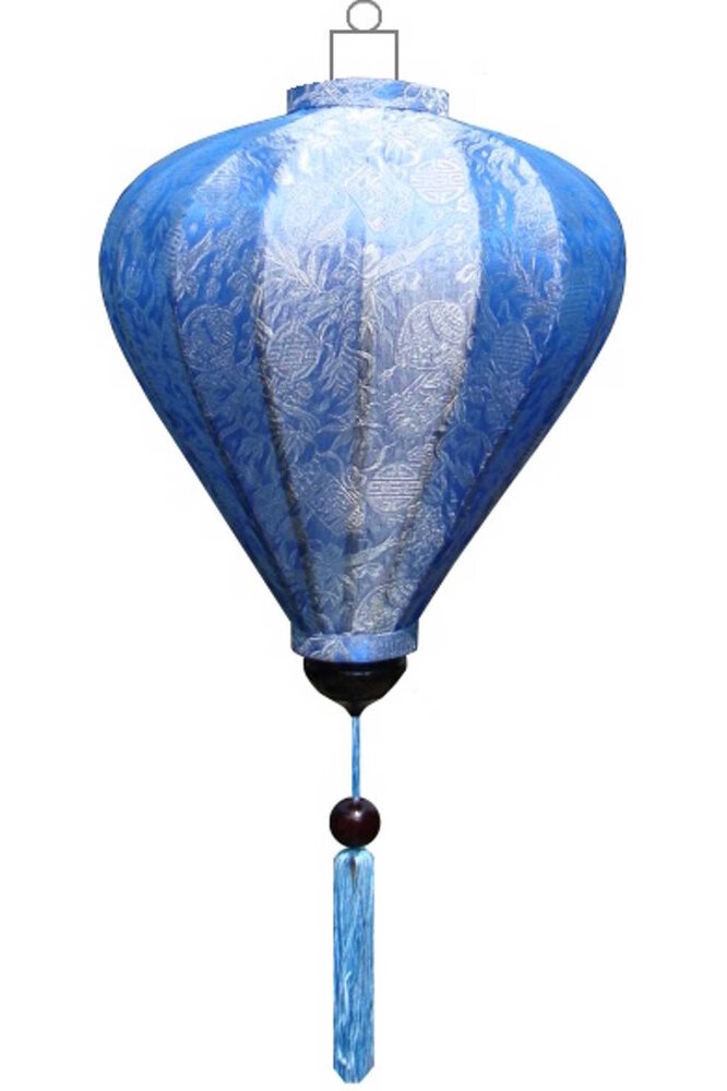 Blauwe lampion ballon 62