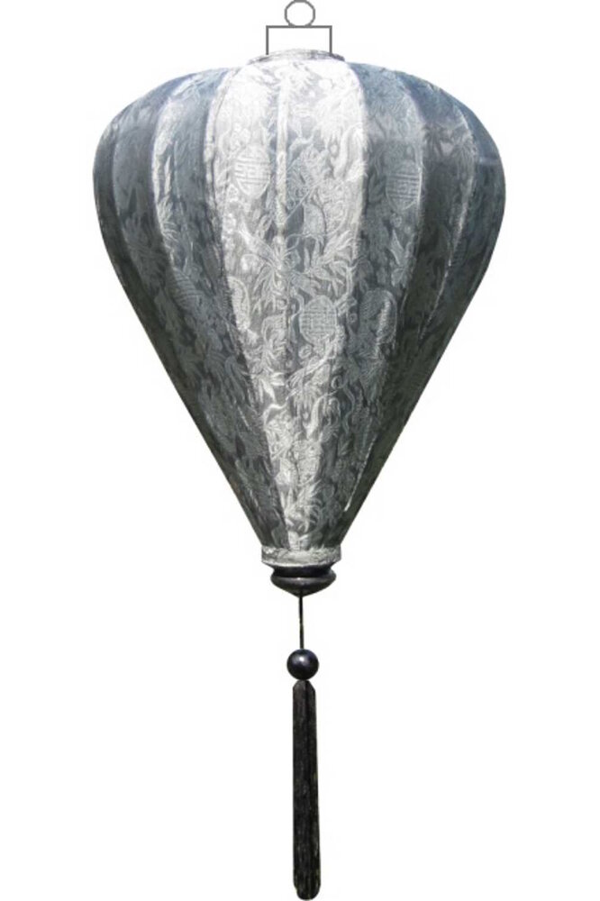 Zilveren lampion ballon 62