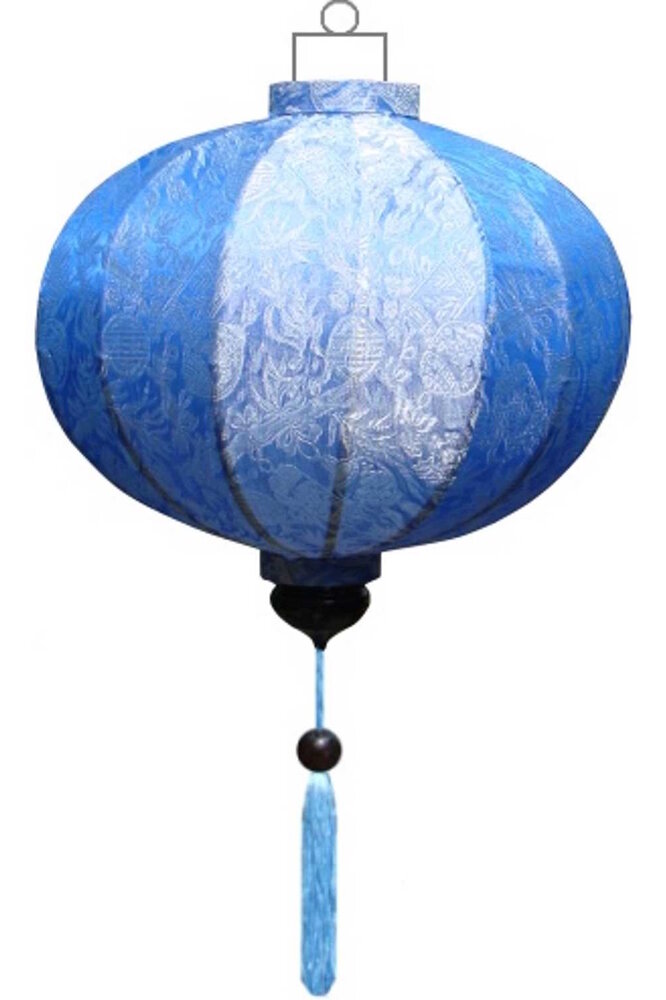 Blauwe lampion globe 62