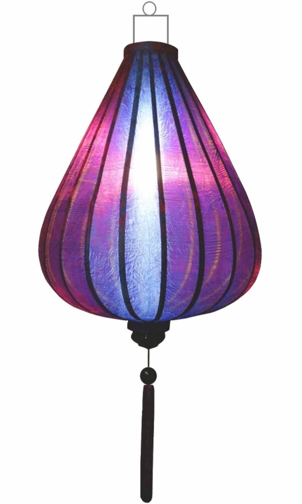 Paarse lampion druppel 62