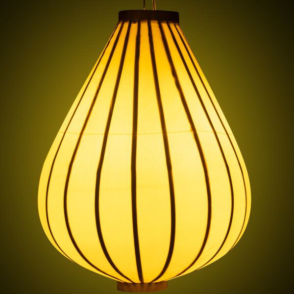 Gele tuinlampion druppel 62