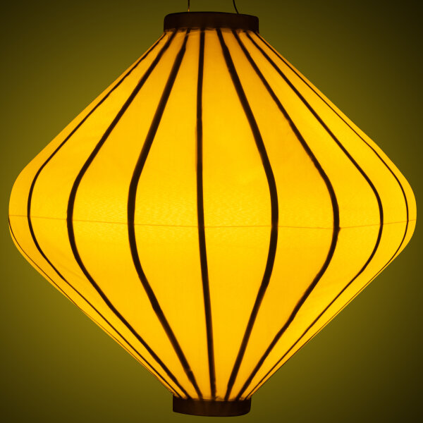 Gele tuinlampion diamant 62