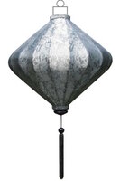 Zilveren lampion diamant 45