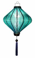 Turquoise lampion diamant 45