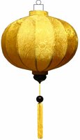 Gele lampion globe 45