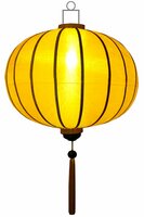 Gele lampion globe 45