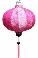 Roze lampion globe 45
