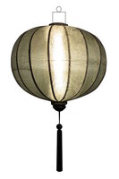 Zilveren lampion globe 45
