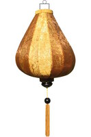 Koperen lampion druppel 45