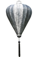 Zilveren lampion ballon 62