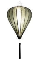 Zilveren lampion ballon 62