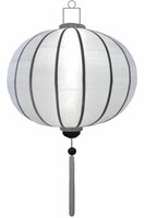 Witte lampion globe 62