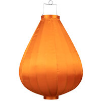 Oranje tuinlampion druppel 62