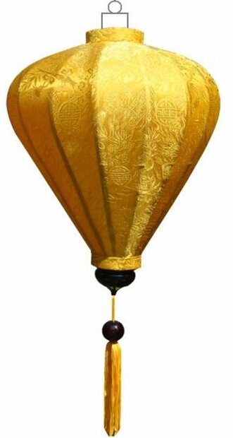 Gele lampion ballon 45