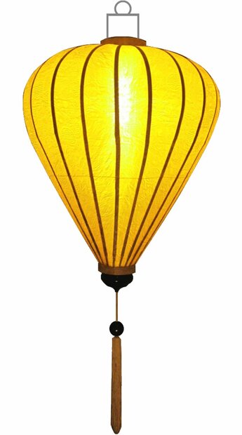 Gele lampion ballon 45