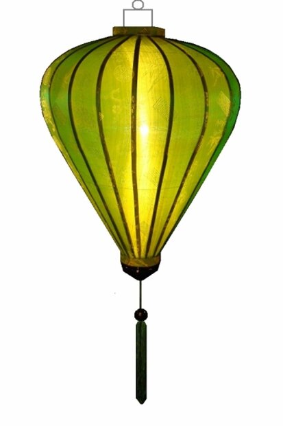 Groene lampion ballon 45