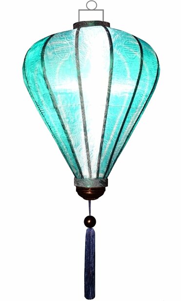 Turquoise lampion ballon 45