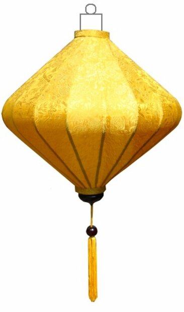 Gele lampion diamant 45