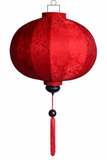 Rode lampion globe 45