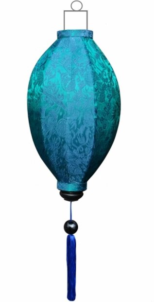 Turquoise lampion mango 45