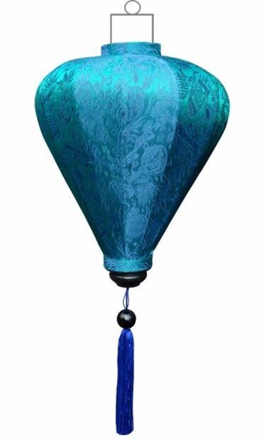 Turquoise lampion ballon 62
