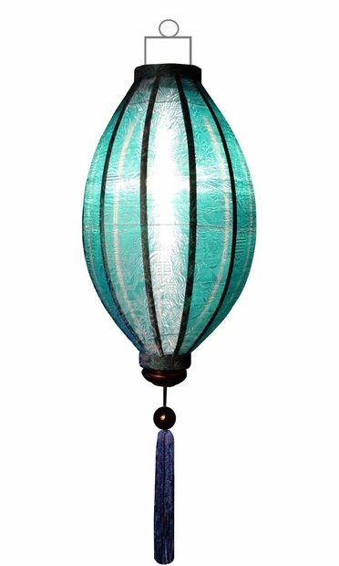 Turquoise lampion mango 62
