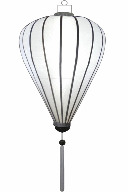Witte lampion ballon 72