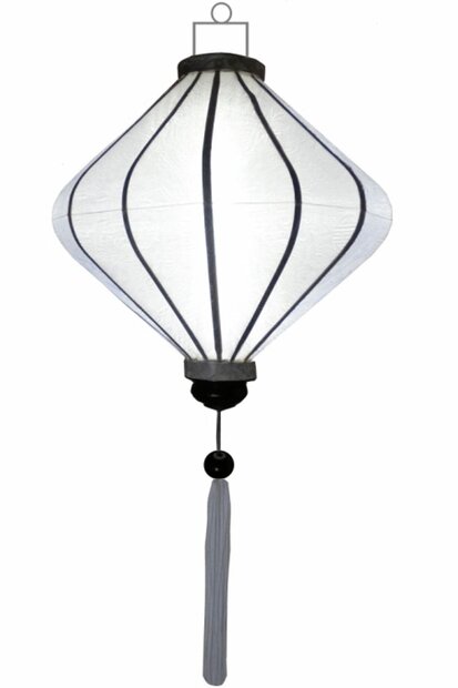 Witte lampion diamant 72