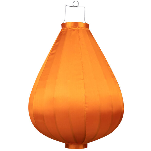 Oranje tuinlampion druppel 62