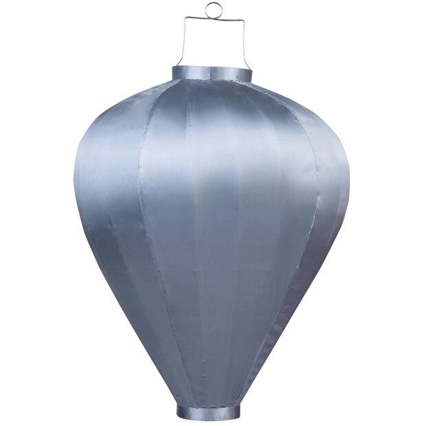 Zilveren tuinlampion ballon 62