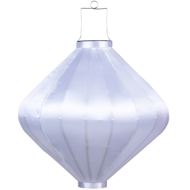 Witte tuinlampion diamant 62