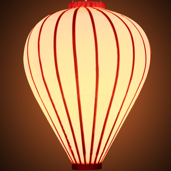 Oranje tuinlampion ballon 62