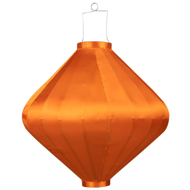 Oranje tuinlampion diamant 62
